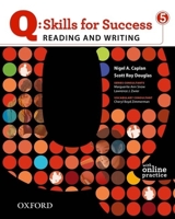 Q: Skills for Success 5 Reading & Writing Student Book with Student Access Code Card 0194756424 Book Cover