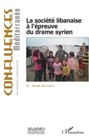 La société libanaise à l'épreuve du drame syrien (Confluences Mediterranee) (French Edition) 2343059535 Book Cover