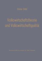 Volkswirtschaftstheorie Und Volkswirtschaftspolitik 3322984087 Book Cover