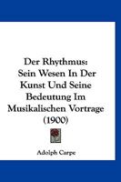 Der Rhythmus 1167539796 Book Cover