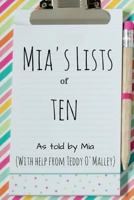 Mia's Lists of Ten 1974226328 Book Cover