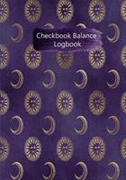 Checkbook Balance Logbook: Checking Account Payment Debit Card Tracking Book 6 Column Purple Moons 1731037716 Book Cover
