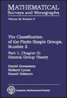 The Classification of the Finite Simple Groups 0821827774 Book Cover