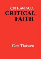 On Having A Critical Faith 0334011809 Book Cover
