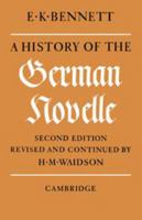 A History of the German Novelle 1014250862 Book Cover