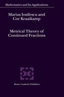 Metrical Theory of Continued Fractions (Mathematics and Its Applications) 1402008929 Book Cover