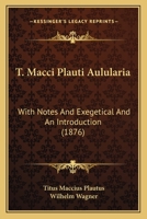 Aulularia 1141378515 Book Cover