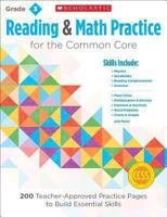 Reading  Math Practice: Grade 3: 200 Teacher-Approved Practice Pages to Build Essential Skills 0545672597 Book Cover