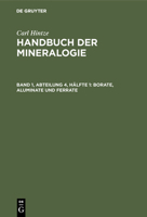 Borate, Aluminate Und Ferrate: Phosphate, Arseniate, Antimoniate, Vanadate, Niobate Und Tantalate 3111247198 Book Cover
