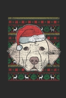 Ugly Christmas - Labrador: Graph Paper Journal (6" X 9" - 120 Pages/ 5 Squares per inch) - Ugly Christmas Gift and Holiday Planner For Women, Men, Teens And Kids 170965063X Book Cover
