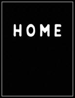 Home: Home Black and white Decorative Book | Perfect for Coffee Tables, End Tables, Bookshelves, Interior Design & Home Staging Add Bookish Style to Your Home| Home 1700408488 Book Cover