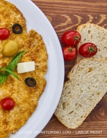 Glucose Monitoring Log - Large Print: Blood Sugar Log Book, Large Print 8.5x11 Size, 1 Year (52 Weeks) For Diabetics Before & After Meals, Snacks, & At Bedtime. Fitness, Healthy Meal Cover 1982056614 Book Cover