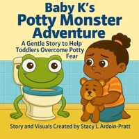 Baby K's Potty Monster Adventure: A Gentle Story to Help Toddlers Overcome Potty Fear B0FNZM9JSB Book Cover