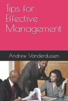 Tips for Effective Management 1096795523 Book Cover