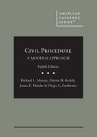 Civil Procedure, A Modern Approach (American Casebook Series) 1636596029 Book Cover