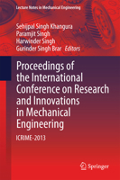 Proceedings of the International Conference on Research and Innovations in Mechanical Engineering: ICRIME-2013 8132218582 Book Cover