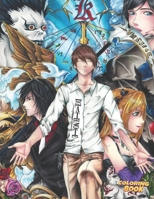 Death Note Coloring Book: Confidence And Relaxation Death Note Coloring Books For Adults, Boys, Girls Relaxation And Stress Relief B093B6J63Y Book Cover