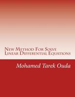 New Method For Solve Linear Differential Equations 1542353408 Book Cover