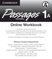 Passages Level 1 Online Workbook a Activation Code Card 1107446961 Book Cover