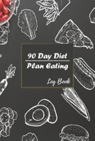 90 Day Diet Plan Eating Log Book: Activity Tracker 13 Week Food Journal Daily Weekly 3 Month Tracking Meals Planner Exercise & Fitness Diary For health lovers Chalkboard Lettering Cover 1651131872 Book Cover