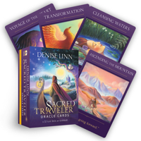 Sacred Traveler Oracle Cards: A 52-Card Deck and Guidebook 1401951589 Book Cover