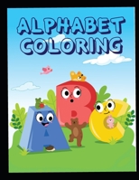 Alphabet Coloring: Kids Learning B0BRXYRLCW Book Cover