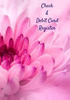 Check & Debit Card Register (Bonus Notes Area/7 X 10 Inches): Check Book Register/Transaction Register 1548377597 Book Cover