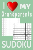 I Love my Grandparents Sudoku: Logic puzzles to keep your brain active B087RC8QT9 Book Cover