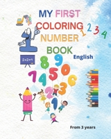 MY FIRTS COLORING NUMBERS BOOK B0C2RZDJ19 Book Cover