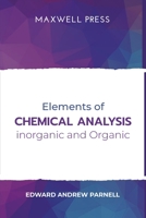 Elements of Chemical Analysis inOrganic and Organic 9390063566 Book Cover