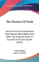 The Maxims of Noah 1163934259 Book Cover