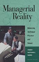 Managerial Reality: Balancing Technique, Practice, and Values 0673991830 Book Cover