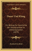 Dauer und Klang 1160381410 Book Cover