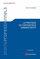 La pratique du contentieux administratif 2711041824 Book Cover
