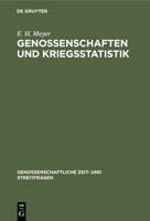 Genossenschaften Und Kriegsstatistik 3112426894 Book Cover