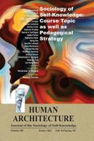 Sociology of Self-Knowledge: Course Topic as well as Pedagogical Strategy 1888024208 Book Cover