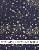 2020 Appointment Book: Japanese Daisies Daily Planner Schedule Notebook for Hair Stylists, Beauty Salons, Spas, Brow Lash Makeup & Massage. Times Daily and Hourly In 30 Minute Increments 169463115X Book Cover