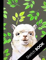 Sketch Book: Funny Llama Large Sketchbook Perfect For Sketching, Drawing And Creative Doodling (Novelty Llama Cover) 1081448180 Book Cover