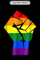 Composition Notebook: LGBT Gay Trans Rights Pride Rainbow Flag  Journal/Notebook Blank Lined Ruled 6x9 100 Pages 1672593360 Book Cover