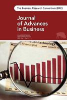 The Brc Journal of Advances in Business: Vol. 1, No. 1 1604976926 Book Cover