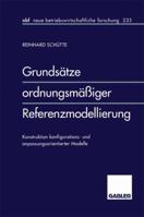 Grundsätze ordnungsmäßiger Referenzmodellierung. 3409128433 Book Cover