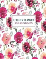 Teacher Planner 2018-2019 Lesson Plan: My 365 Happy Daily Teacher Planner. Record 7 Subject, Lesson Planner, Monthly, Weekly and Daily Personalized Academic Teacher Planner Checklist Notebook Diary Or 1722278374 Book Cover