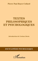 Textes philosophiques et psychologiques (Encyclopédie Psychologique) (French Edition) 2343019045 Book Cover