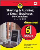 Starting and Running a Small Business for Canadians for Dummies All-In-One 1119648394 Book Cover