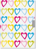 Hearts Locking Journal (Notebook, Diary) 1593594755 Book Cover