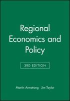 Regional Economics and Policy 0631217134 Book Cover