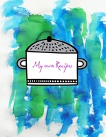 My Recipes Journal: Family Recipes Journal  (1) (Blank Cookbooks Journal) 1696160871 Book Cover