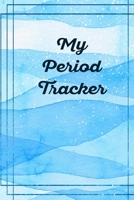 My Period Tracker: A Simple Three-Year Monthly Menstrual Cycle Journal With A Classic Nautical Blue Wave Theme 1660723256 Book Cover