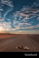 Notebook: Landschaft, Stra�e, Sonnenuntergang, Himmel Notizbuch / pers�nliches Tagebuch / Schreibheft / Logbuch / Planer / Vokabelheft / Notizen - 6 x 9 Zoll (15,24 x 22,86 cm, ca. DIN A5), 110 linier 1705428061 Book Cover