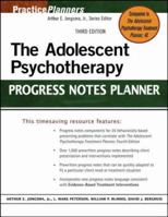 The Adolescent Psychotherapy Progress Notes Planner 0471381047 Book Cover